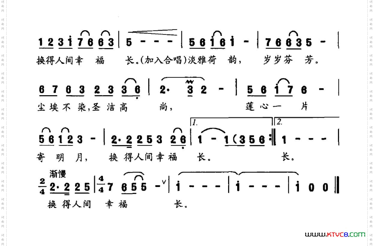 荷叶青青荷花香