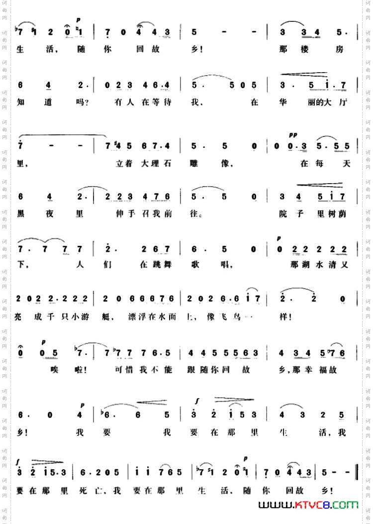 你可知道那地方——迷娘的浪漫曲歌剧《迷娘》选曲