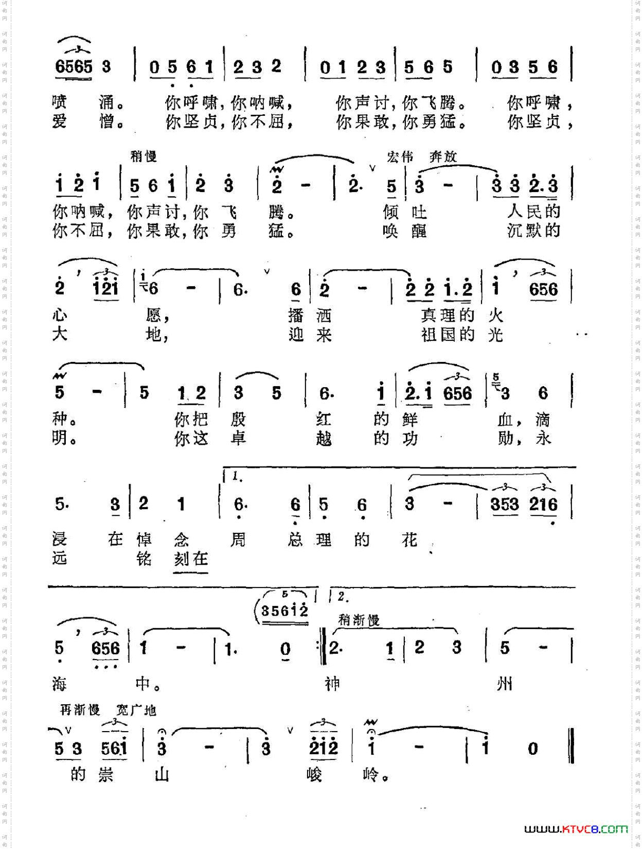 “四五”战士，勇敢的鹰