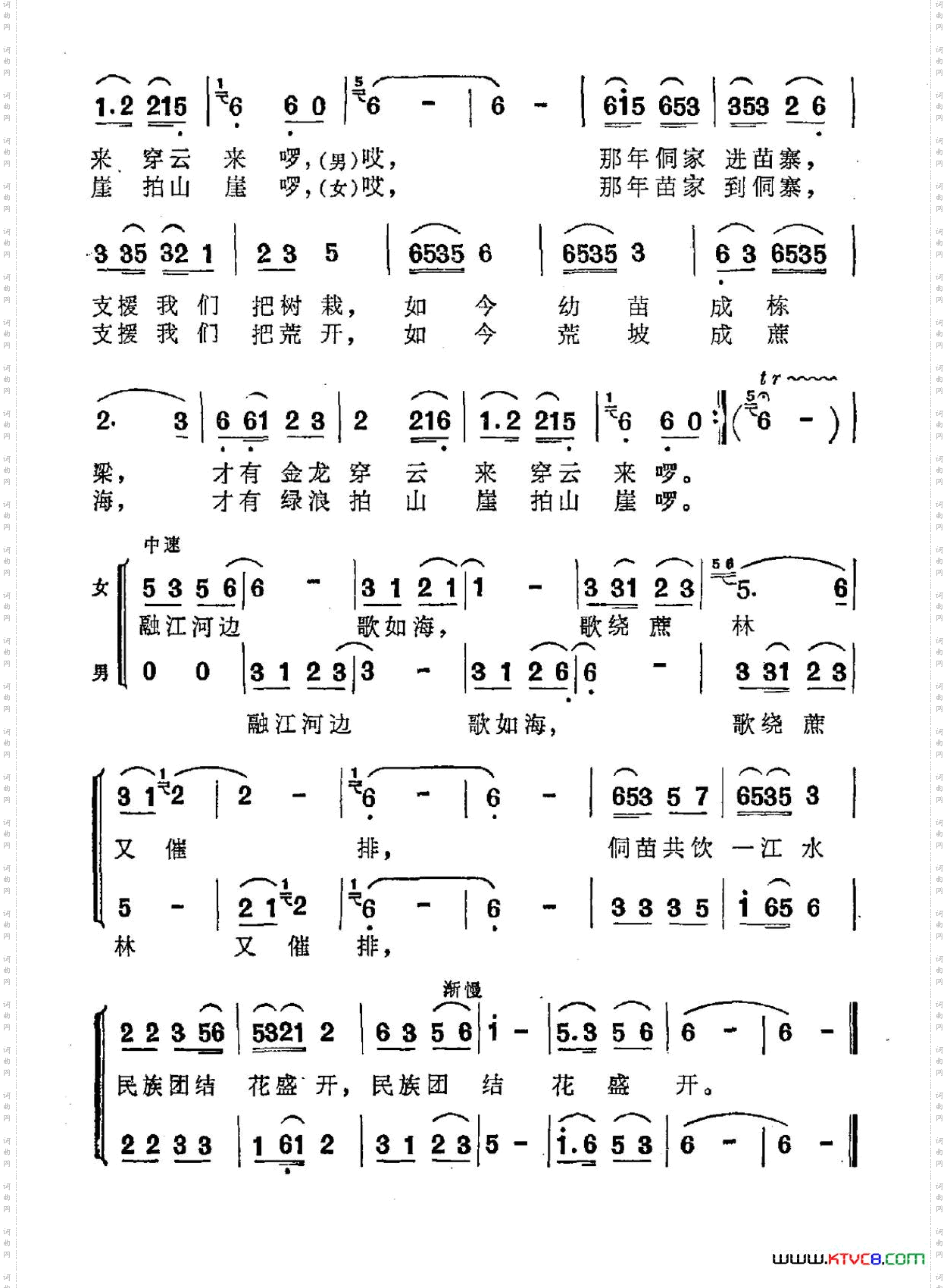 妹砍甘蔗哥放排