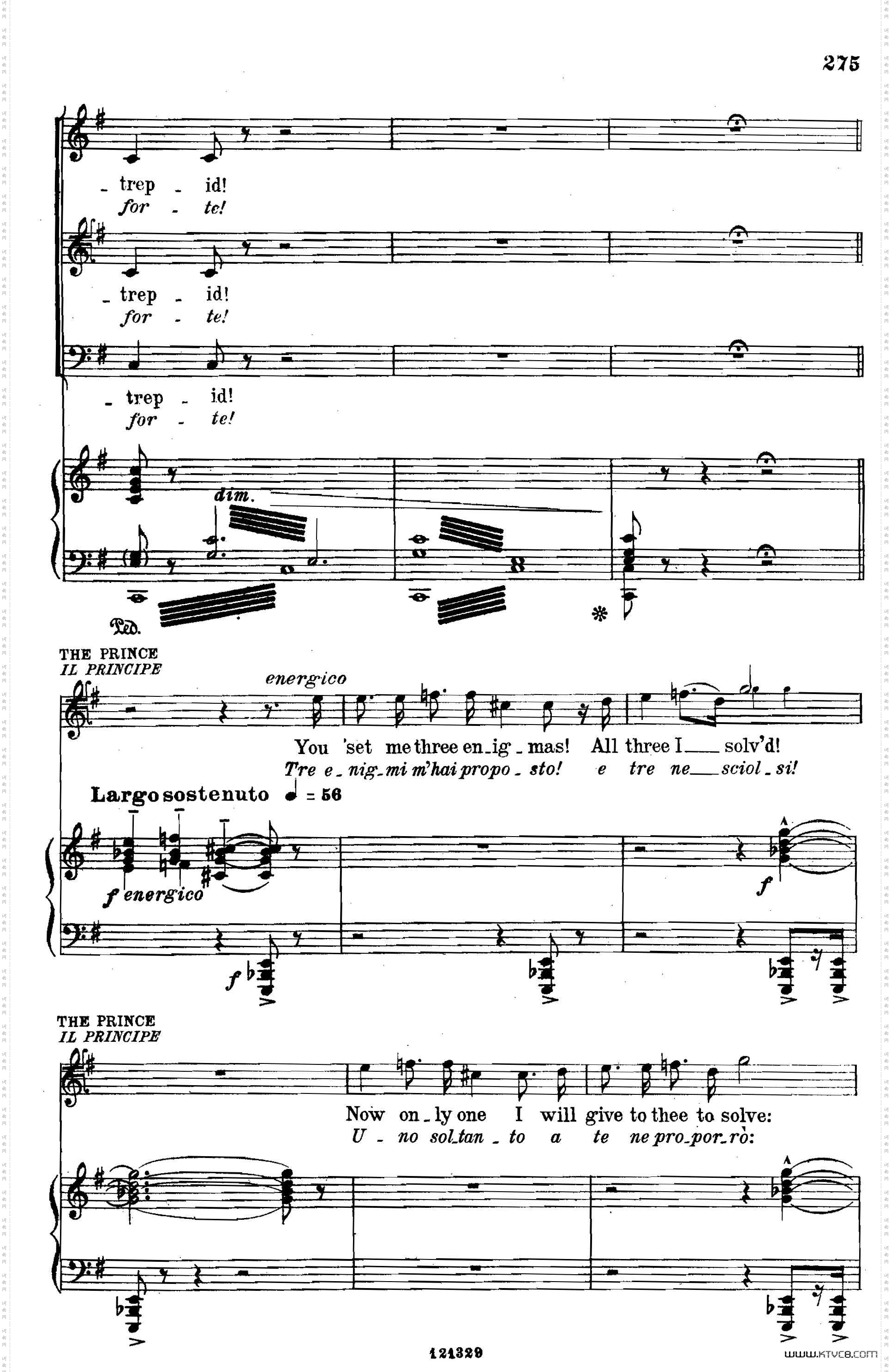 《图兰朵公主》三幕五场歌剧英意双语全谱钢琴伴奏谱P283——293_《图兰朵公主》三幕五场歌剧英意双语全谱钢琴伴奏谱 P283——293