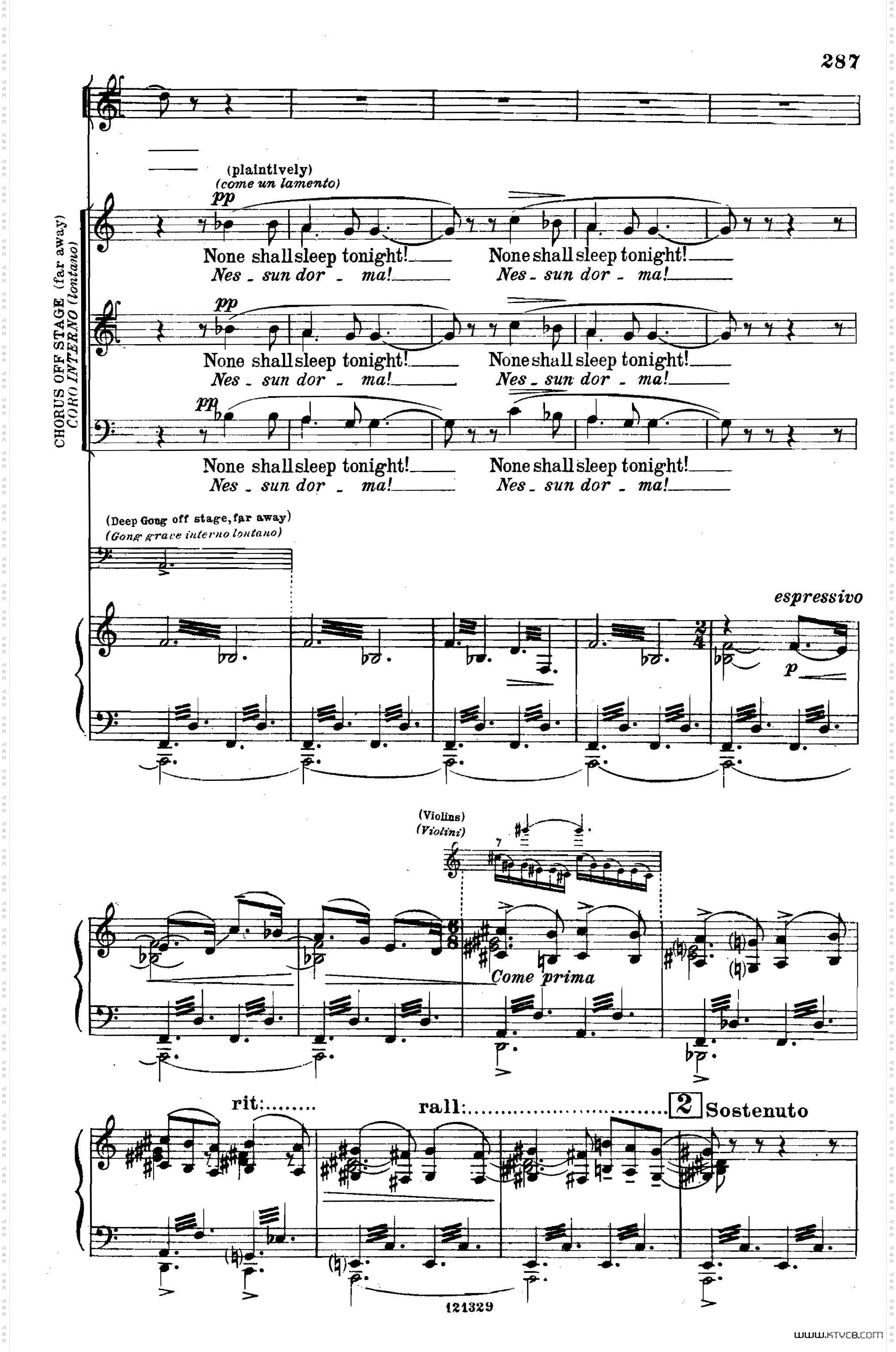 《图兰朵公主》三幕五场歌剧英意双语全谱钢琴伴奏谱P294——311_《图兰朵公主》三幕五场歌剧英意双语全谱钢琴伴奏谱 P294——311