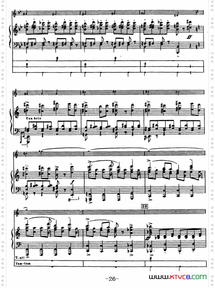 5.冰湖上的激战选自大合唱《亚历山大·涅夫斯基》、正谱