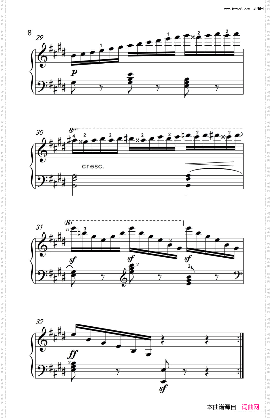 第七级3.练习曲中央音乐学院钢琴业余考级教程7-9级_第七级3.练习曲中央音乐学院 钢琴业余考级教程 7-9级