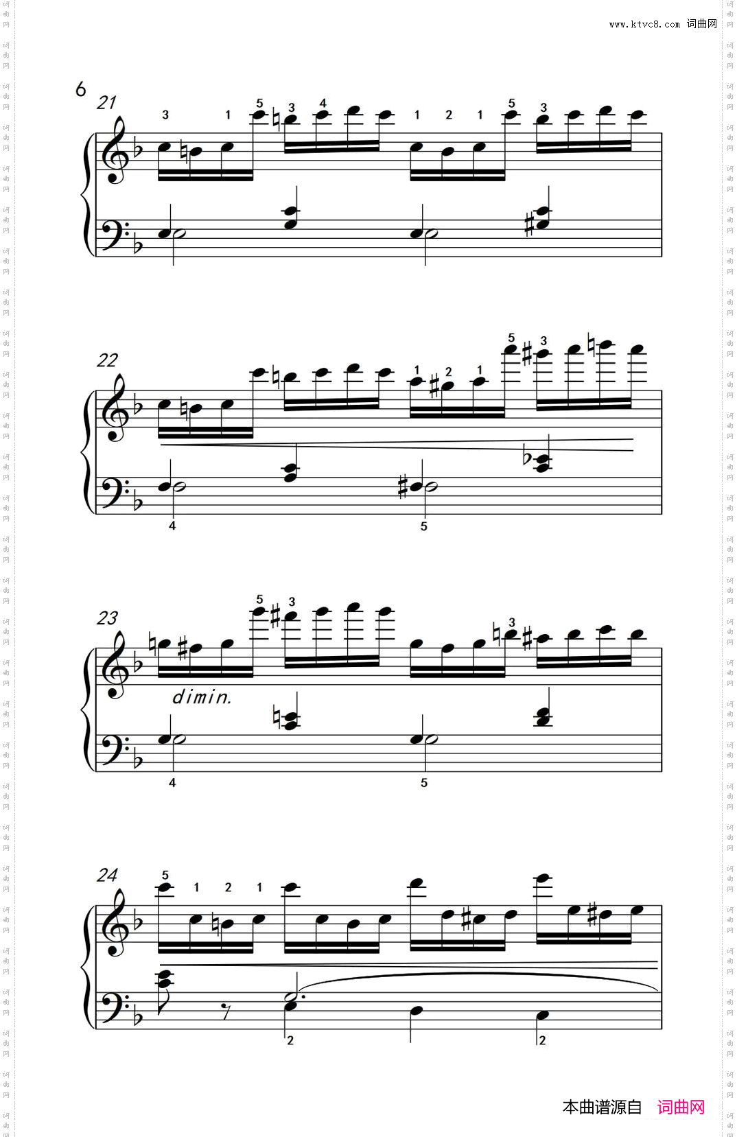 第七级2.练习曲中央音乐学院钢琴业余考级教程7-9级_第七级2.练习曲中央音乐学院 钢琴业余考级教程 7-9级