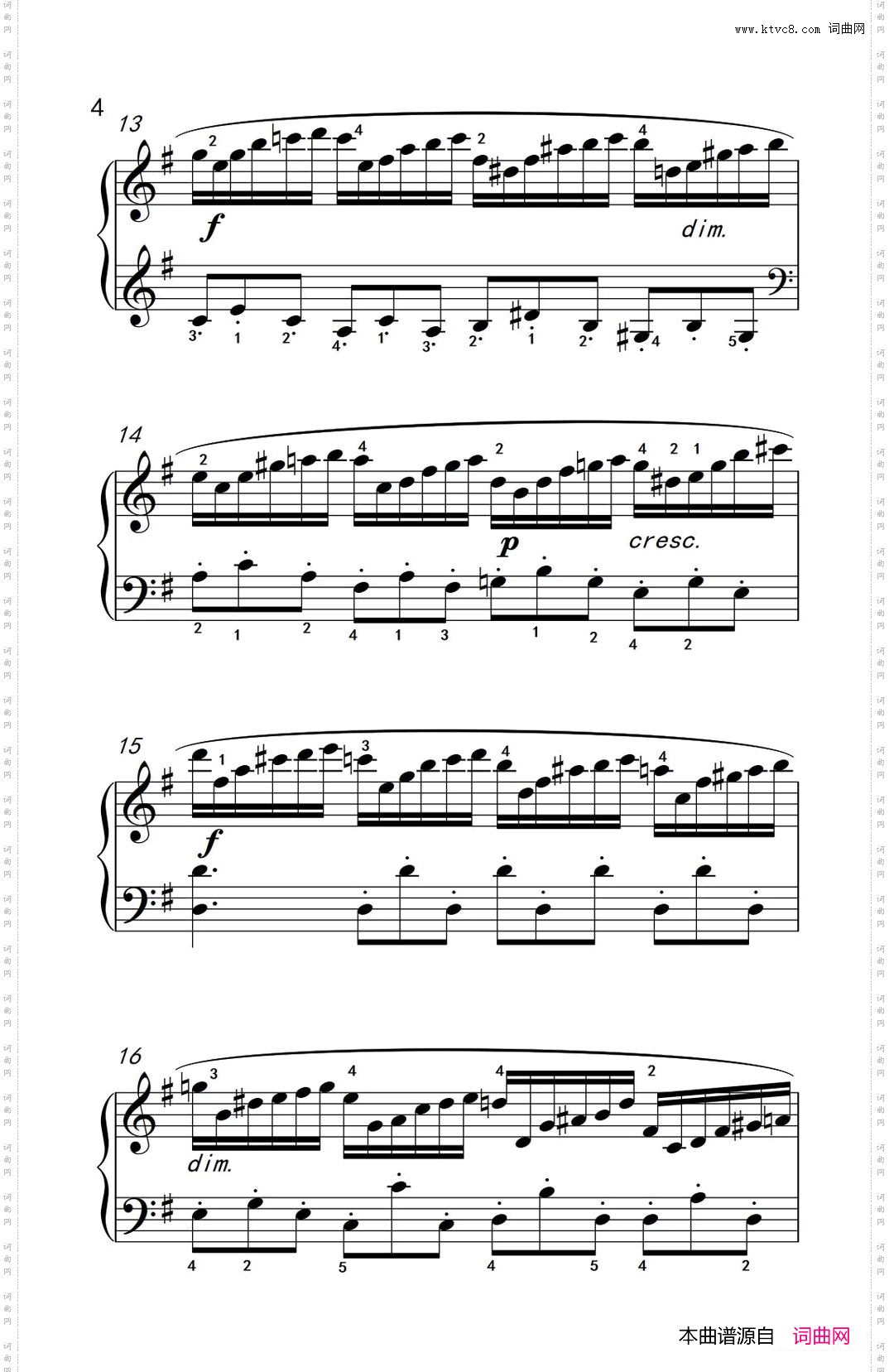第七级1.练习曲中央音乐学院钢琴业余考级教程7-9级_第七级1.练习曲中央音乐学院 钢琴业余考级教程 7-9级