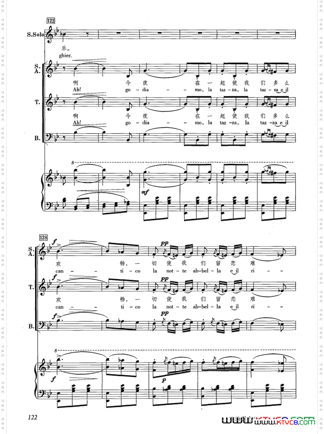 [意]饮酒歌正谱合唱_[意]饮酒歌正谱 合唱