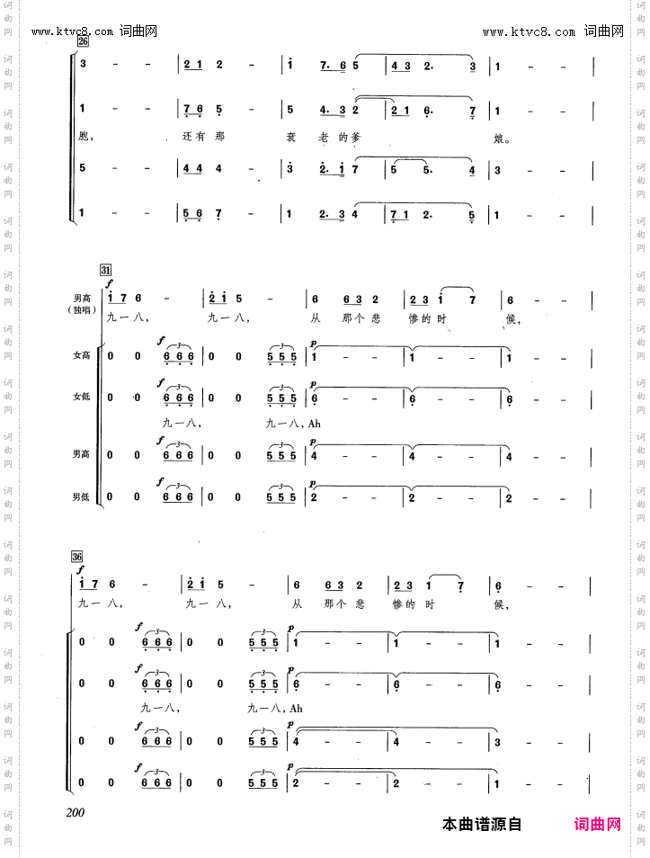 松花江上_黄飞立编合唱版
