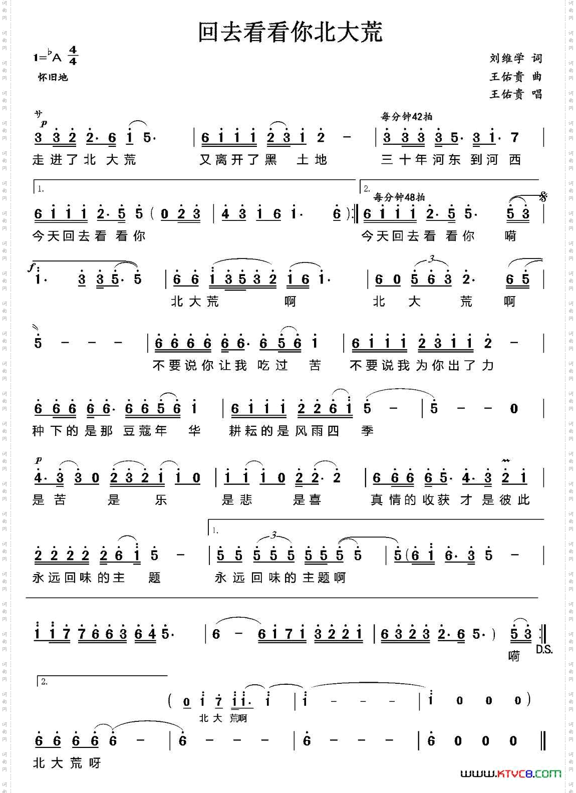 回去看看你北大荒