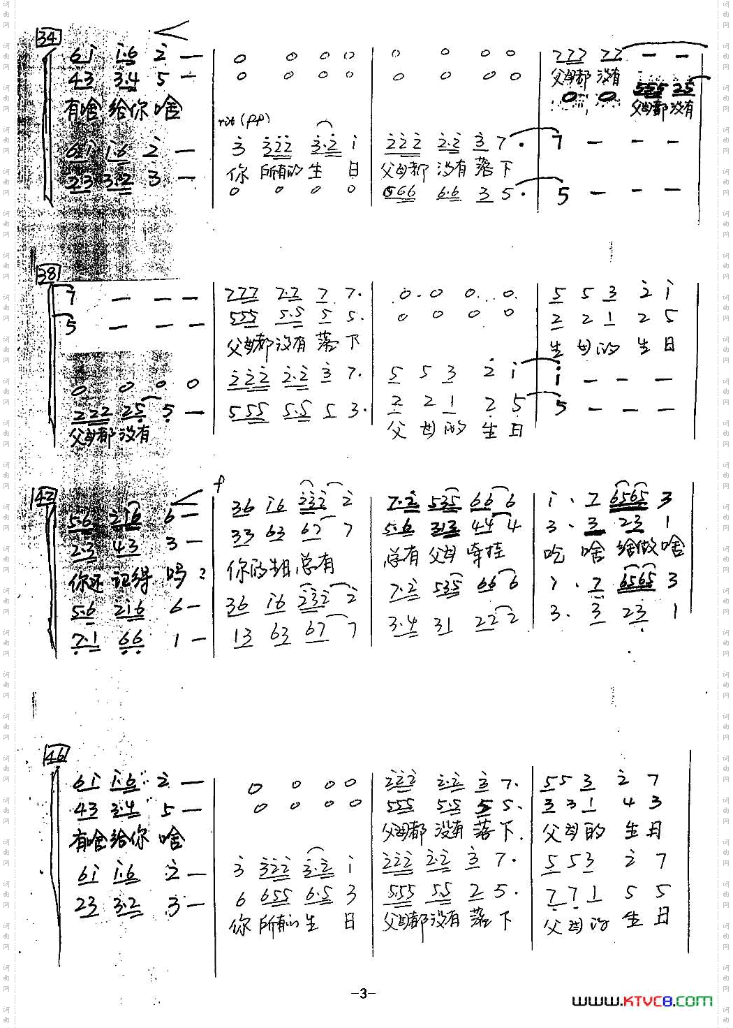父母的生日你还记得吗混声合唱、明子琪编合唱