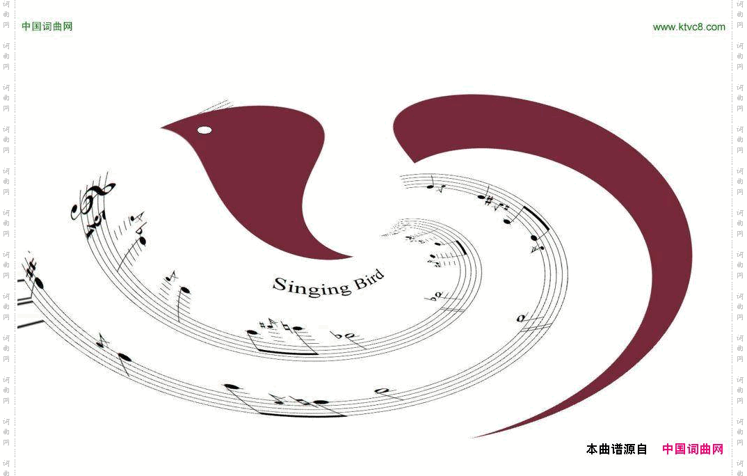 北窗外的鸟儿啁啾谱图3趣味音画