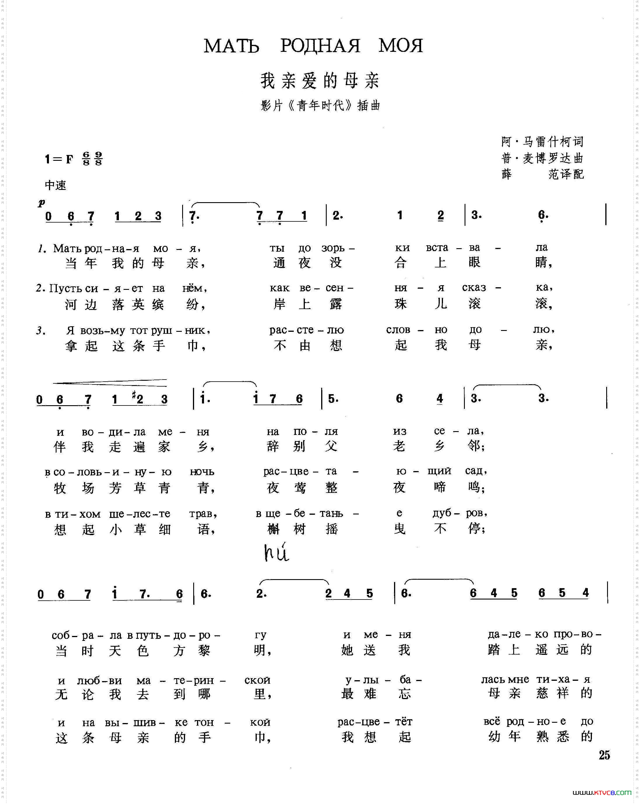 [乌克兰]我亲爱的母亲