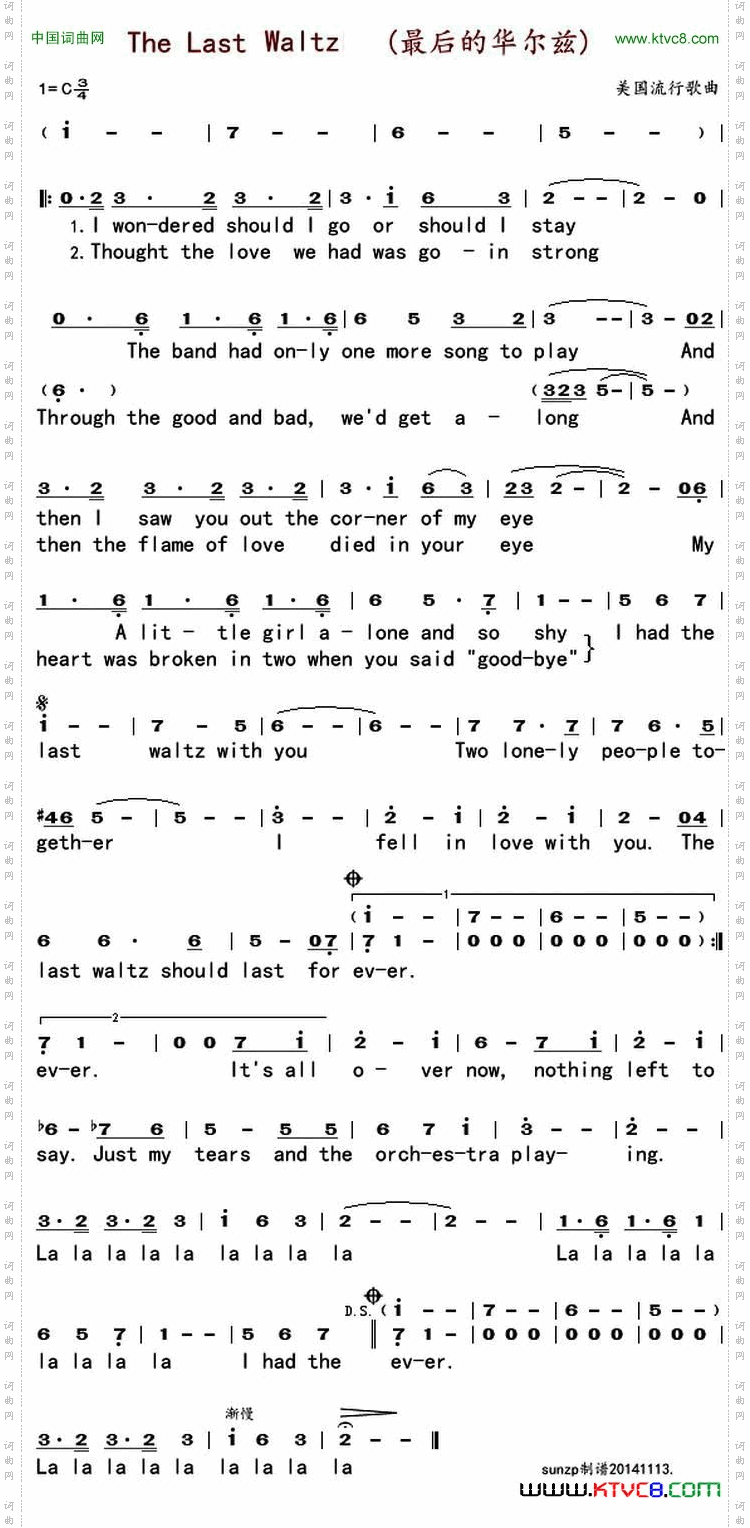 最后的华尔兹_英文