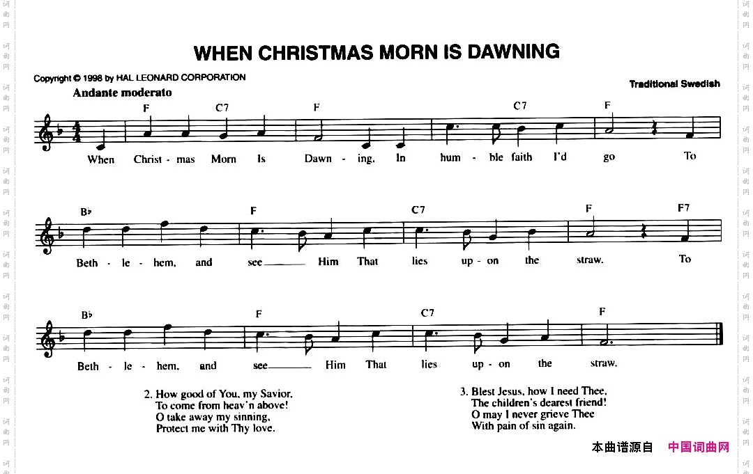 WHENCRISTMASMORNISDAWNING