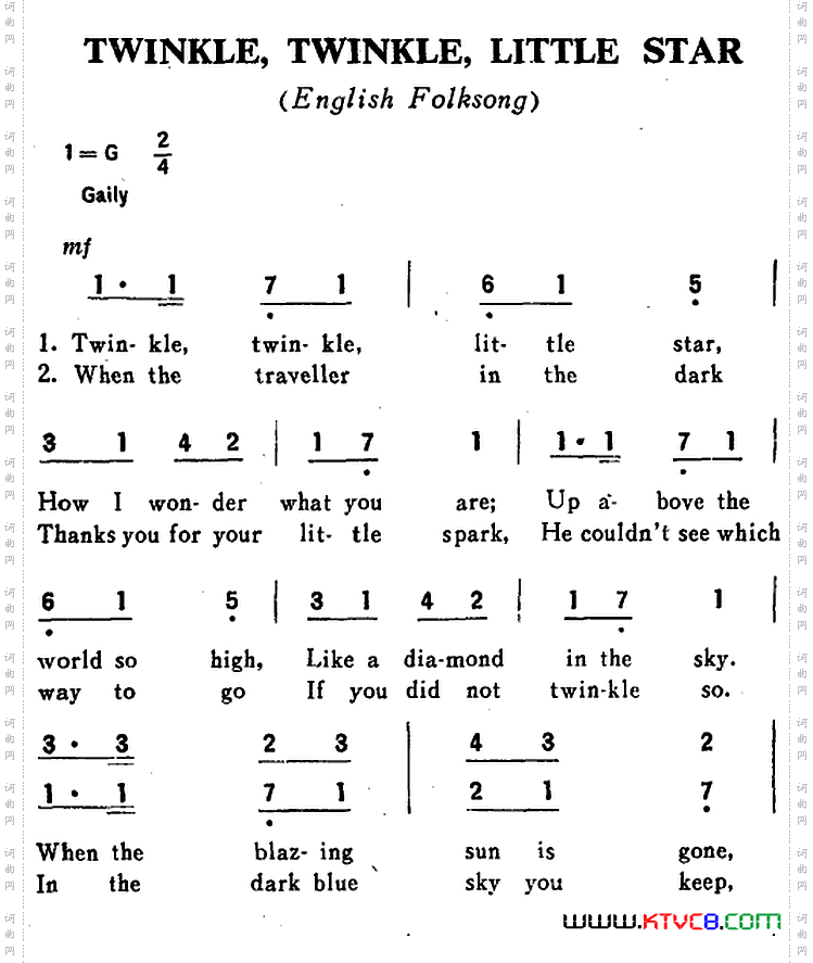 [英]TWINKLE，TWINKLE，LITTLESTAR闪烁，闪烁的小星星_[英]TWINKLE，TWINKLE，LITTLE STAR闪烁，闪烁的小星星