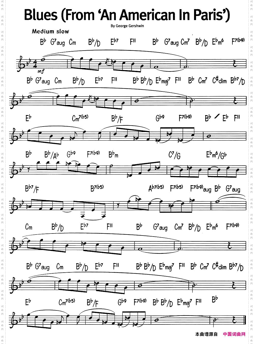 蓝调音乐：BluesFromAnAmericanInParis_蓝调音乐：BluesFrom An American In Paris