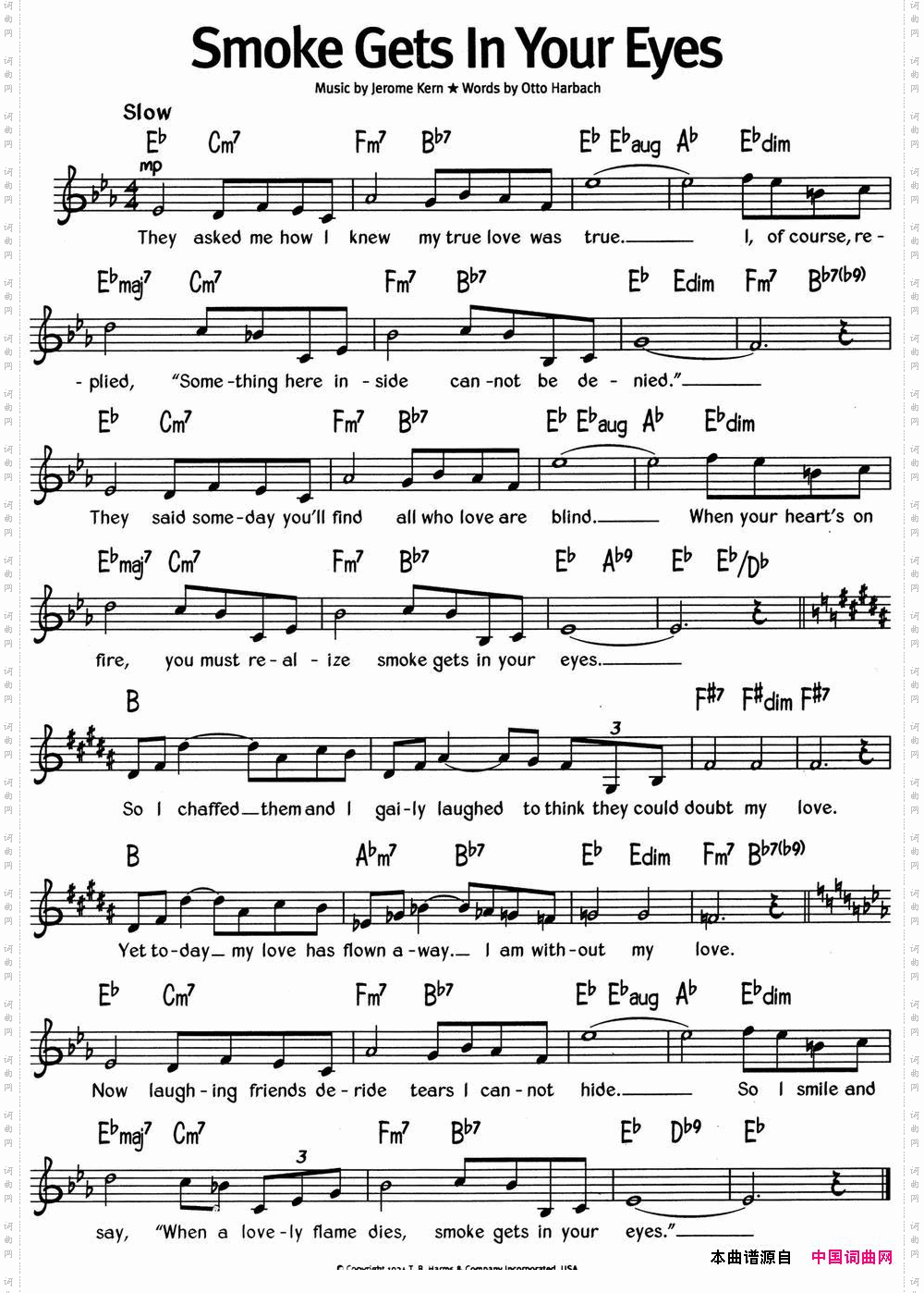 蓝调音乐:SmokeGetsInYourEyes