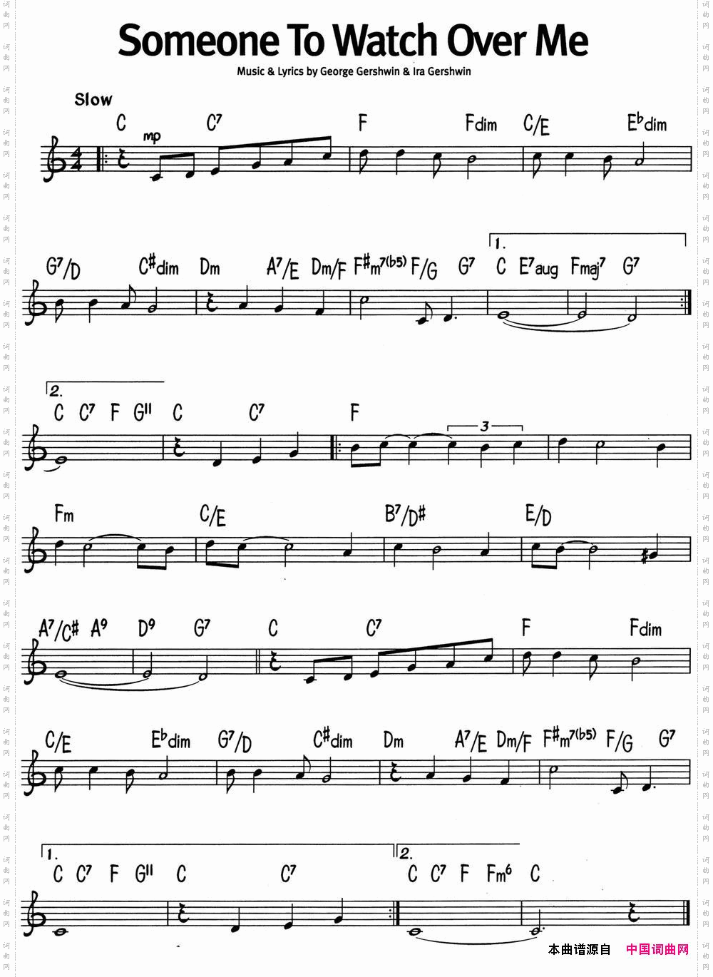 蓝调音乐:SomeoneToWatchOverMe