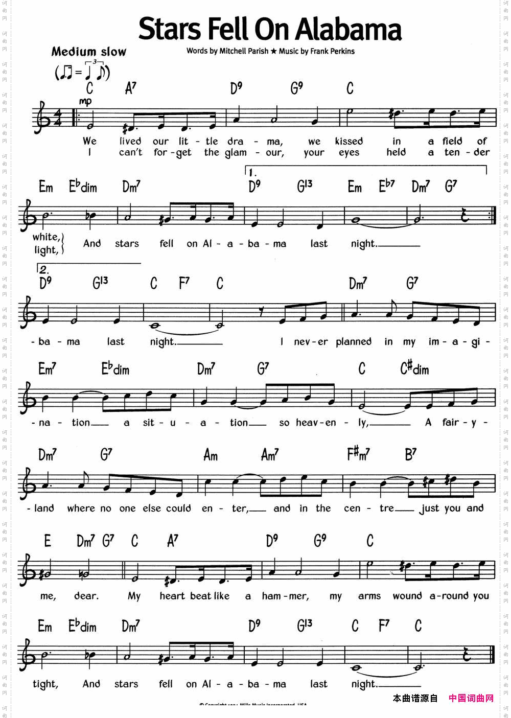 蓝调音乐:StarsFellOnAlabama