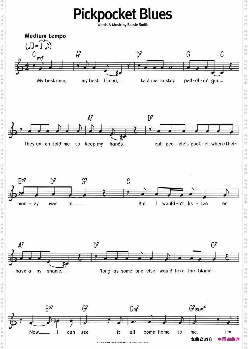 蓝调音乐:PickpocketBlues