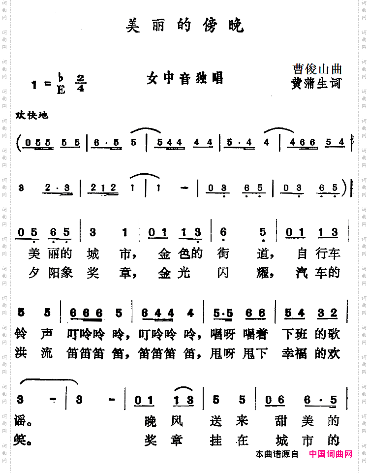 美丽的傍晚