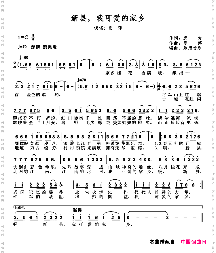 新县,我可爱的家乡