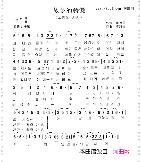 [朝鲜]故乡的骄傲