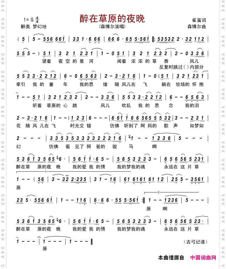 醉在草原的夜晚