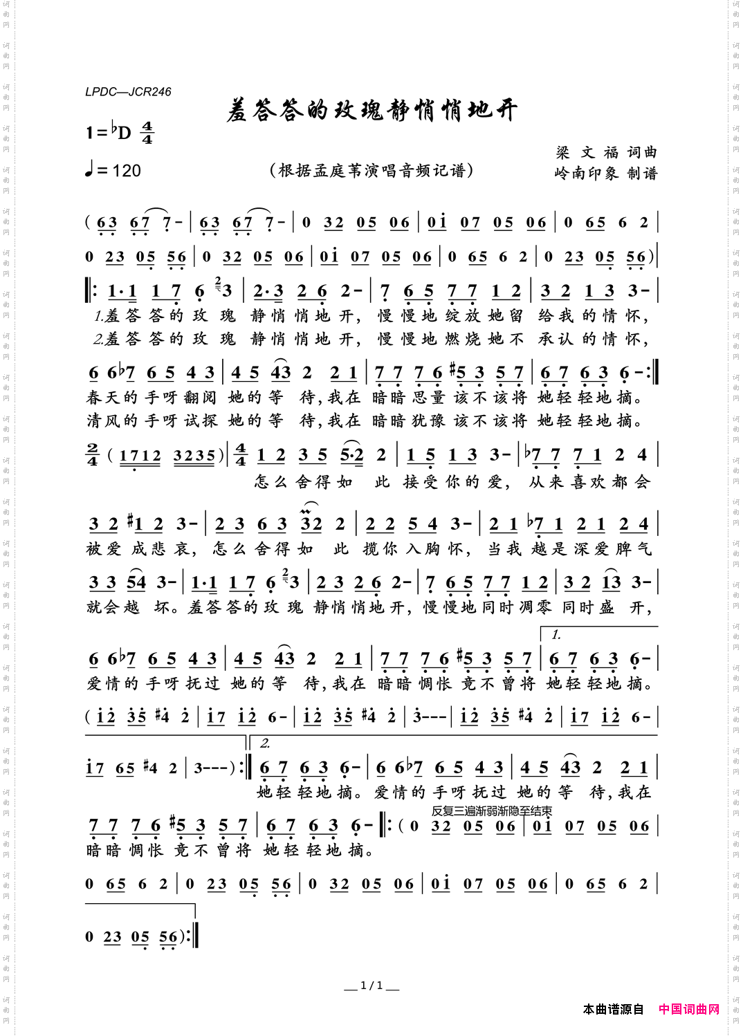 羞答答的玫瑰静悄悄地开