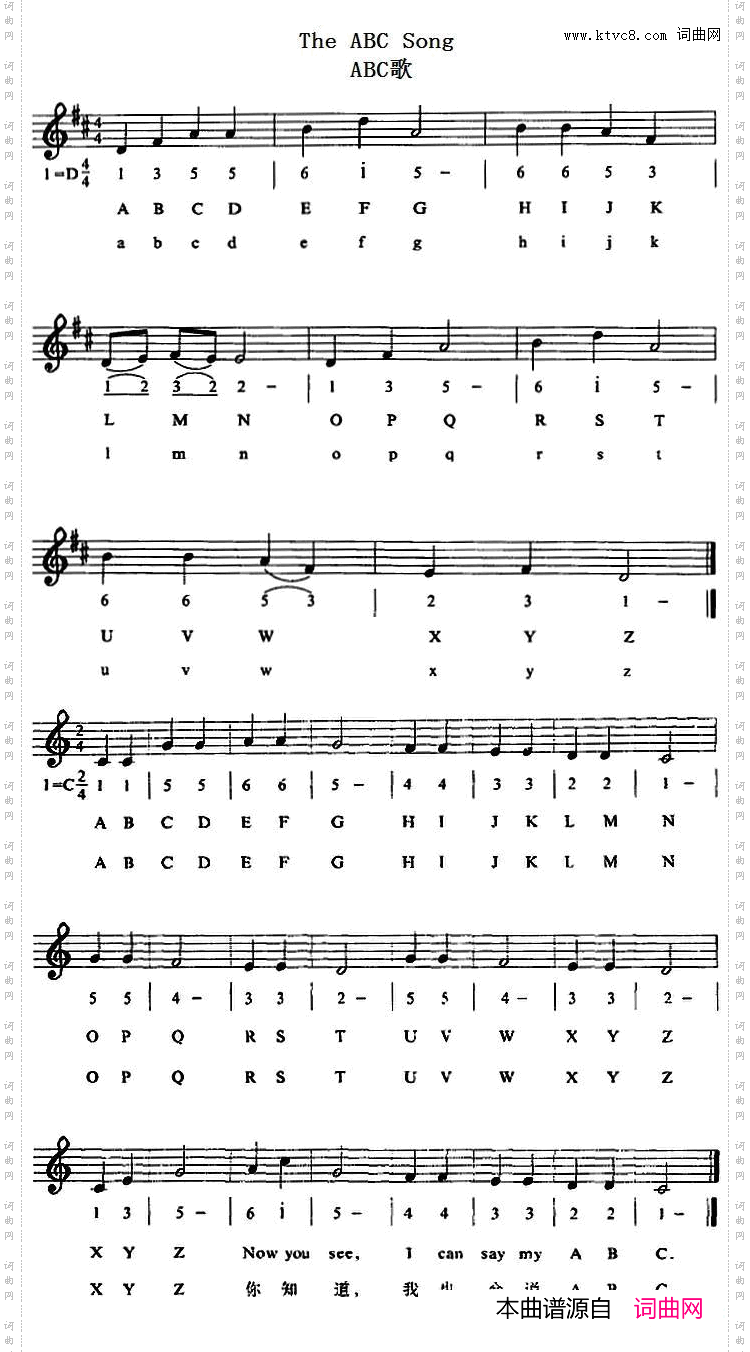 TheABCSongABC歌_The ABC SongABC歌