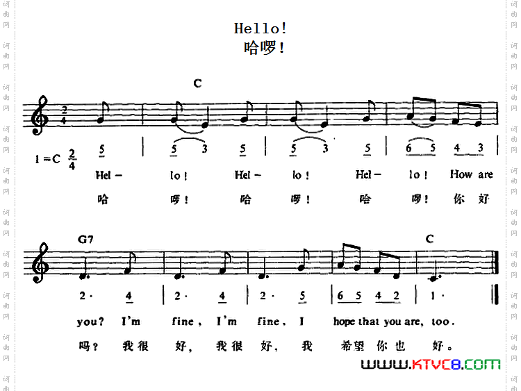 Hello!哈啰!
