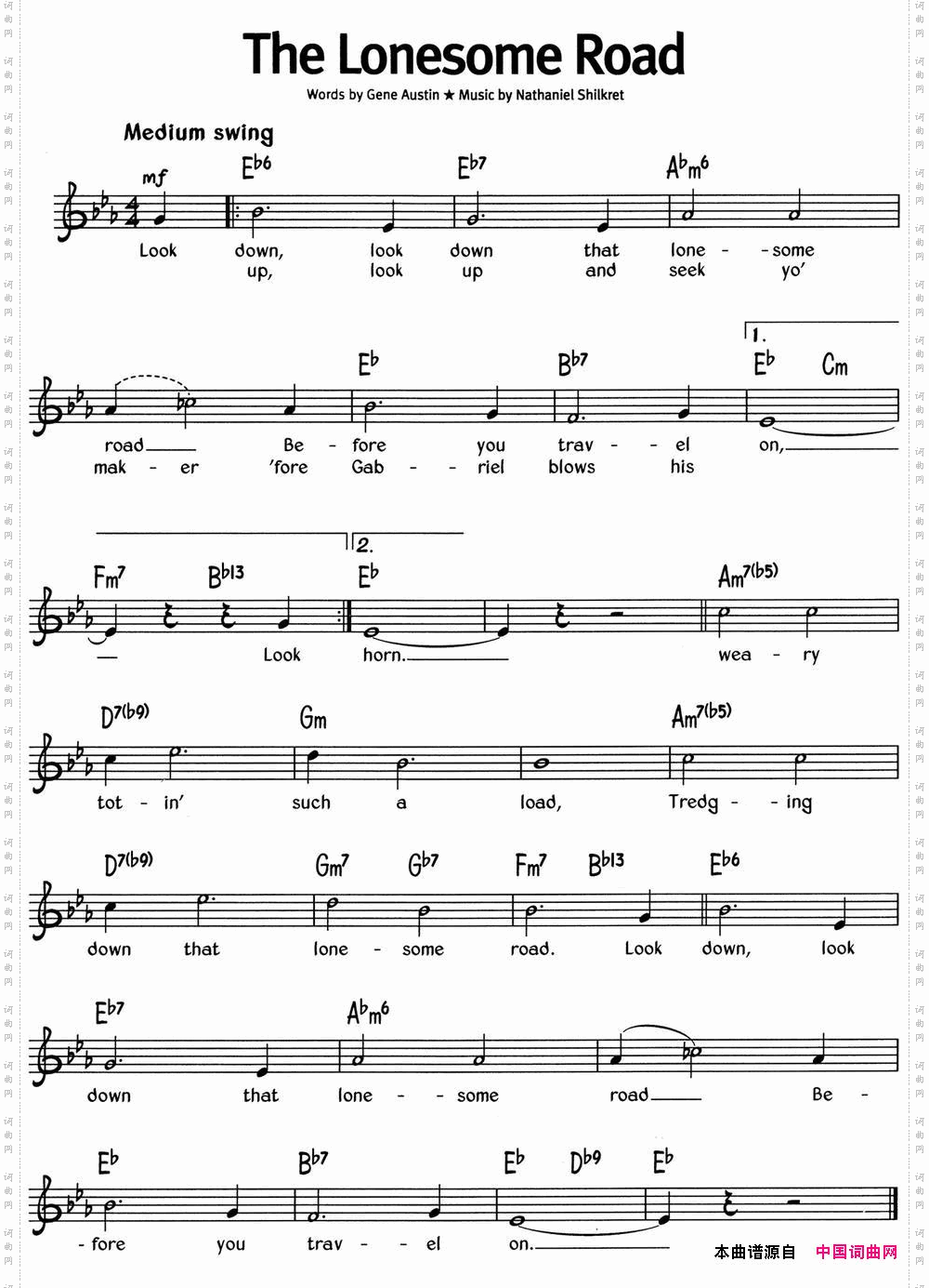 蓝调音乐：TheLonesomeRoad