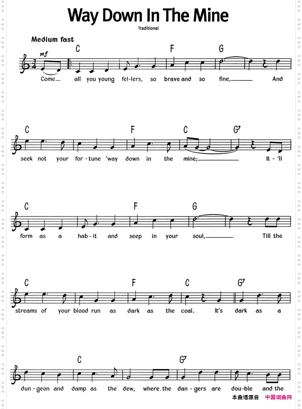 蓝调音乐:WayDownInTheMine