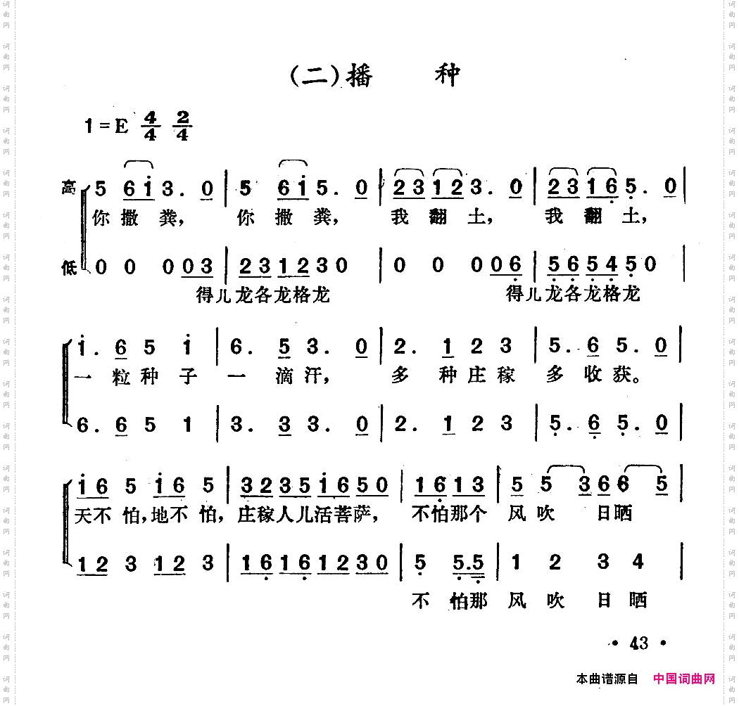 生产四部曲:二、播种