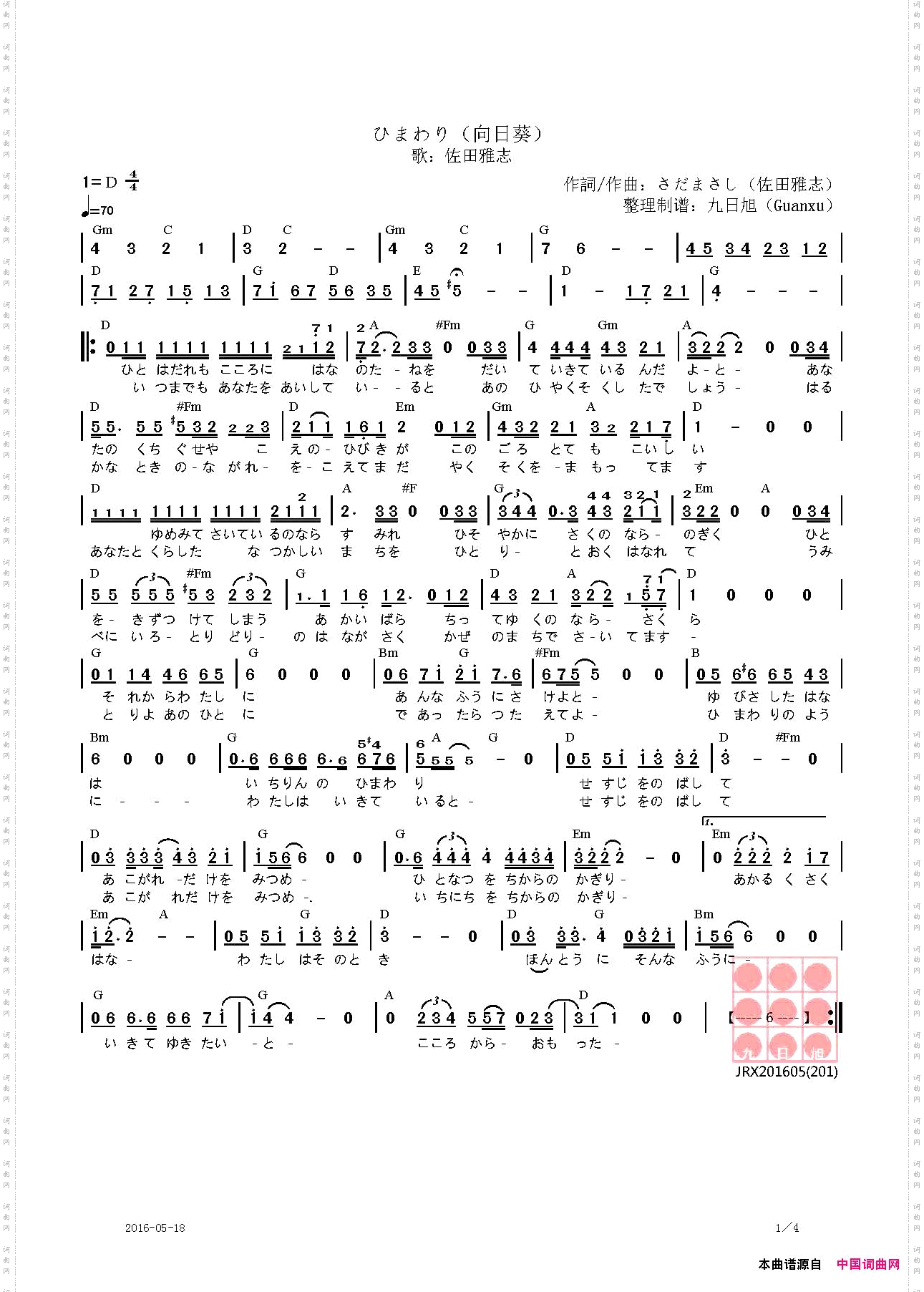 ひまわり向日葵