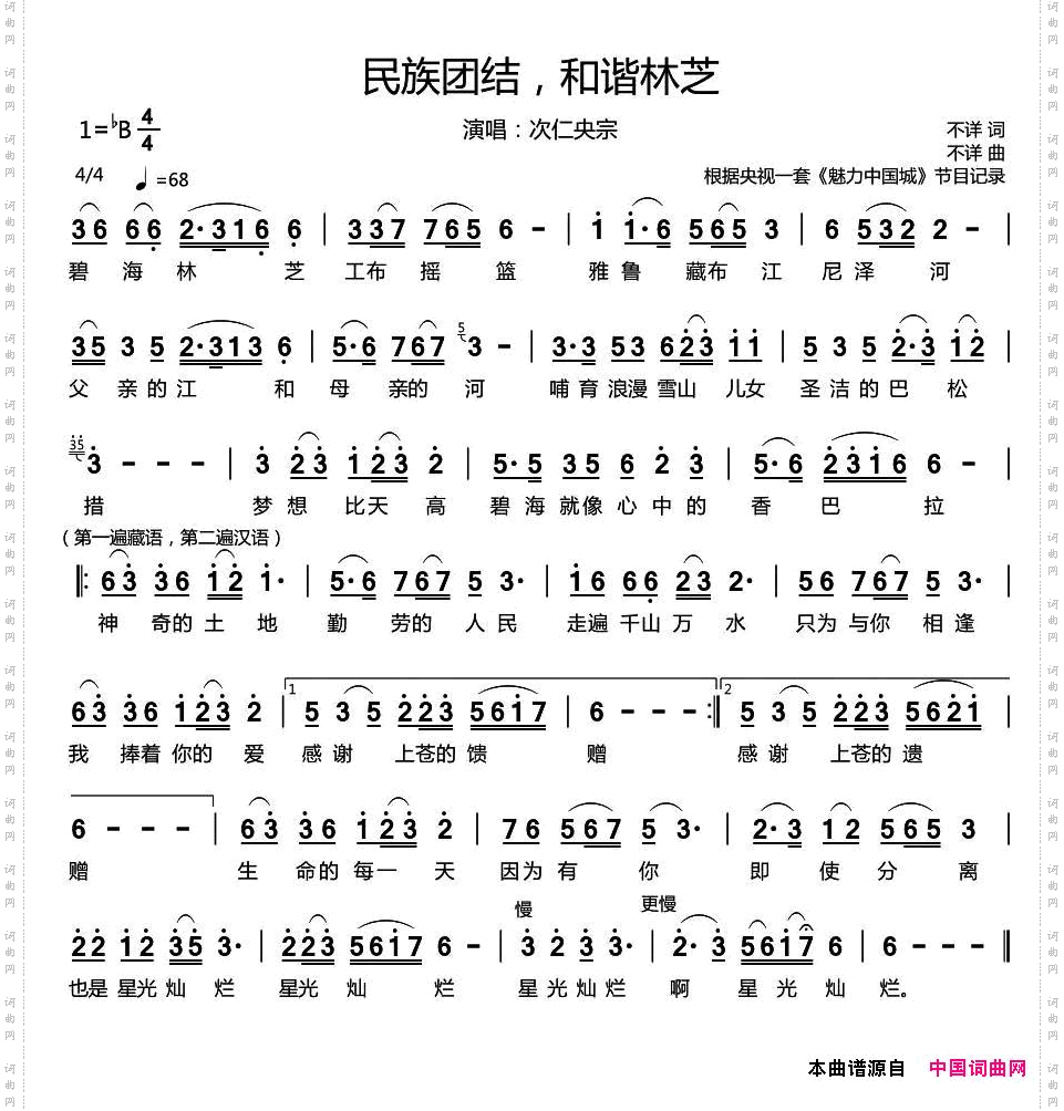 民族团结,和谐林芝