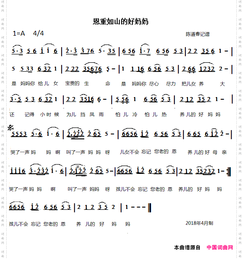 恩重如山的好妈妈