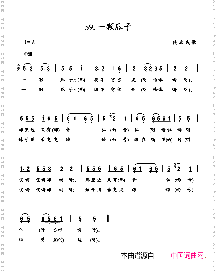 一颗瓜子