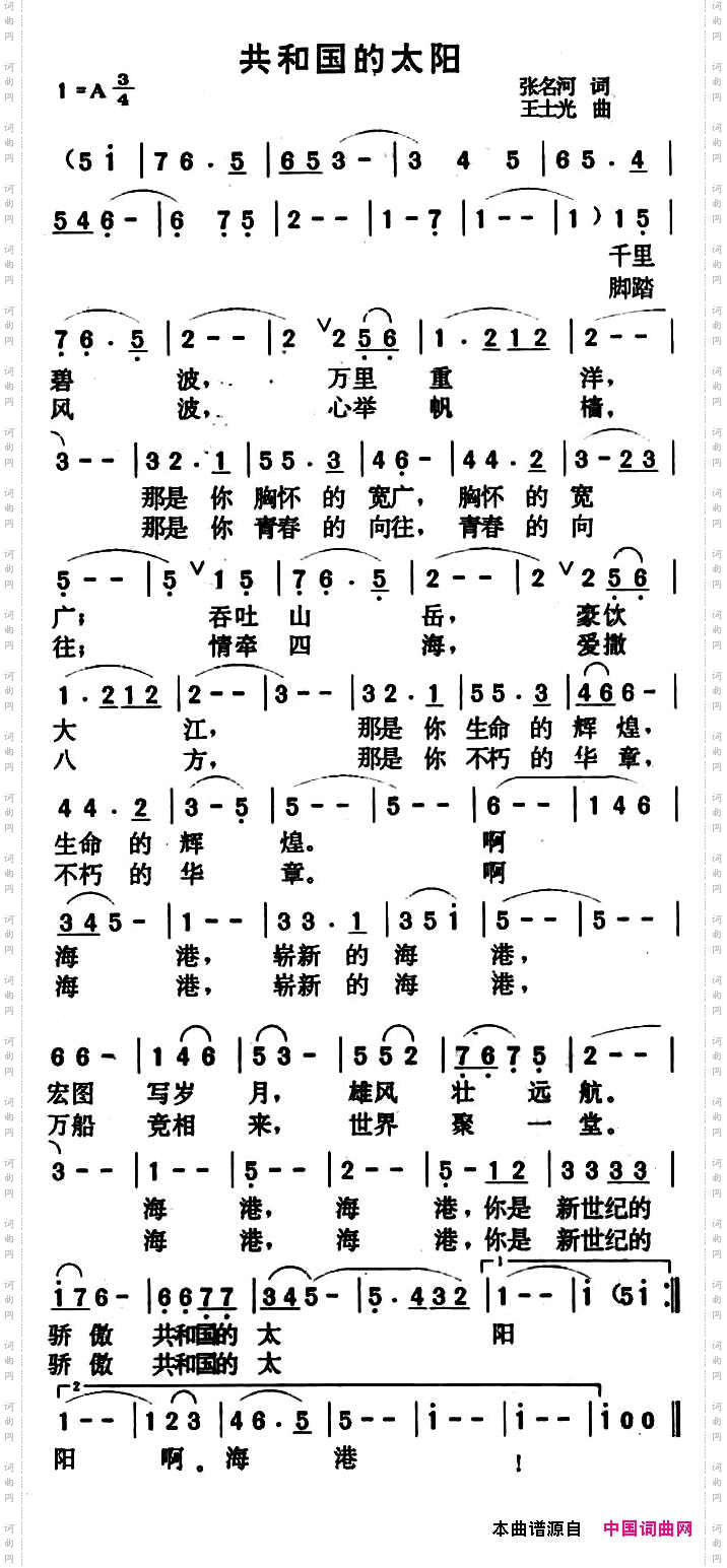 共和国的太阳