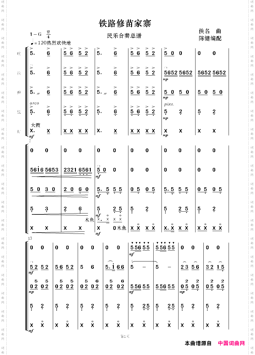 铁路修到苗家寨_民乐合奏新版