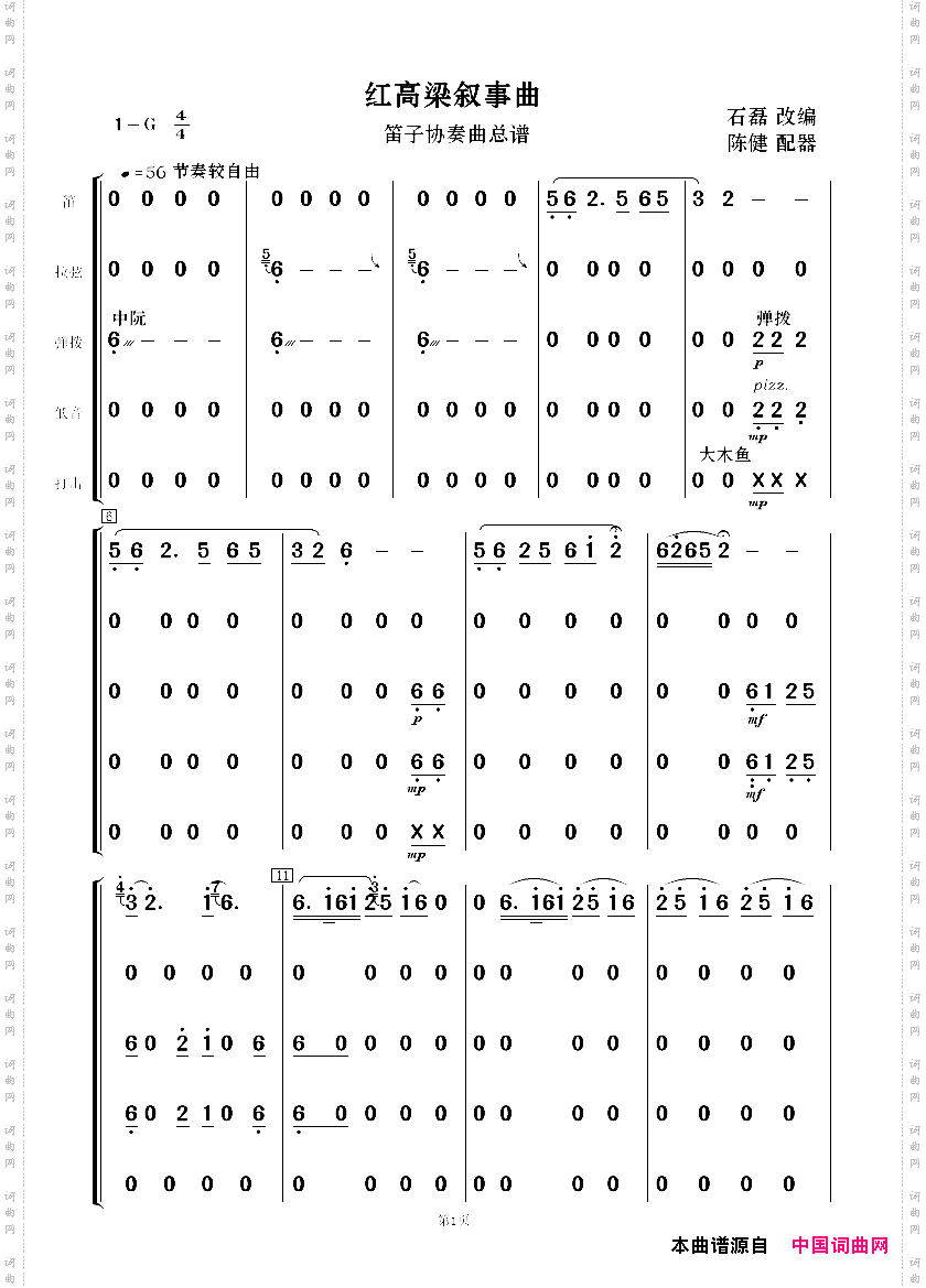 红高梁叙事曲_民乐合奏