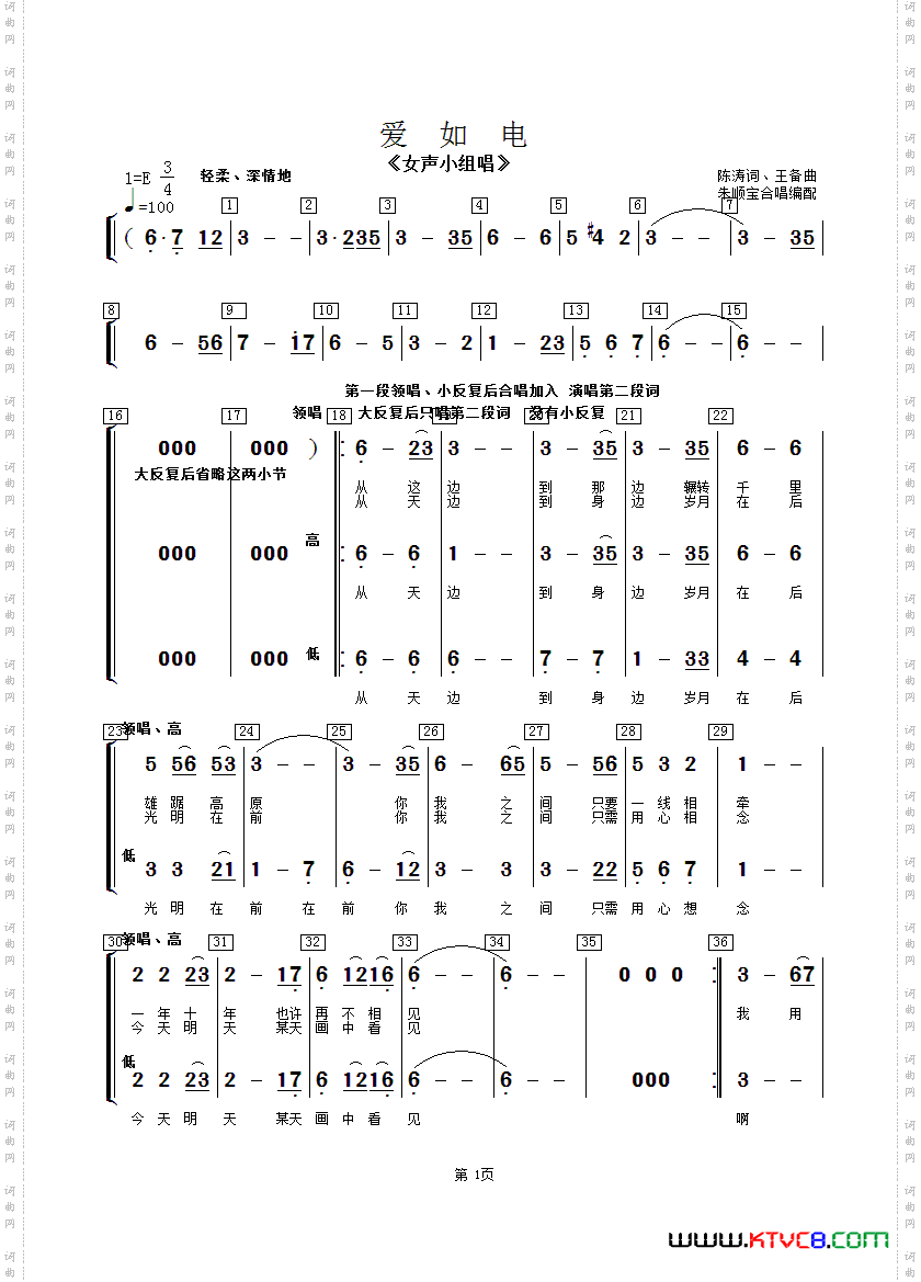 爱如电女声四人组合