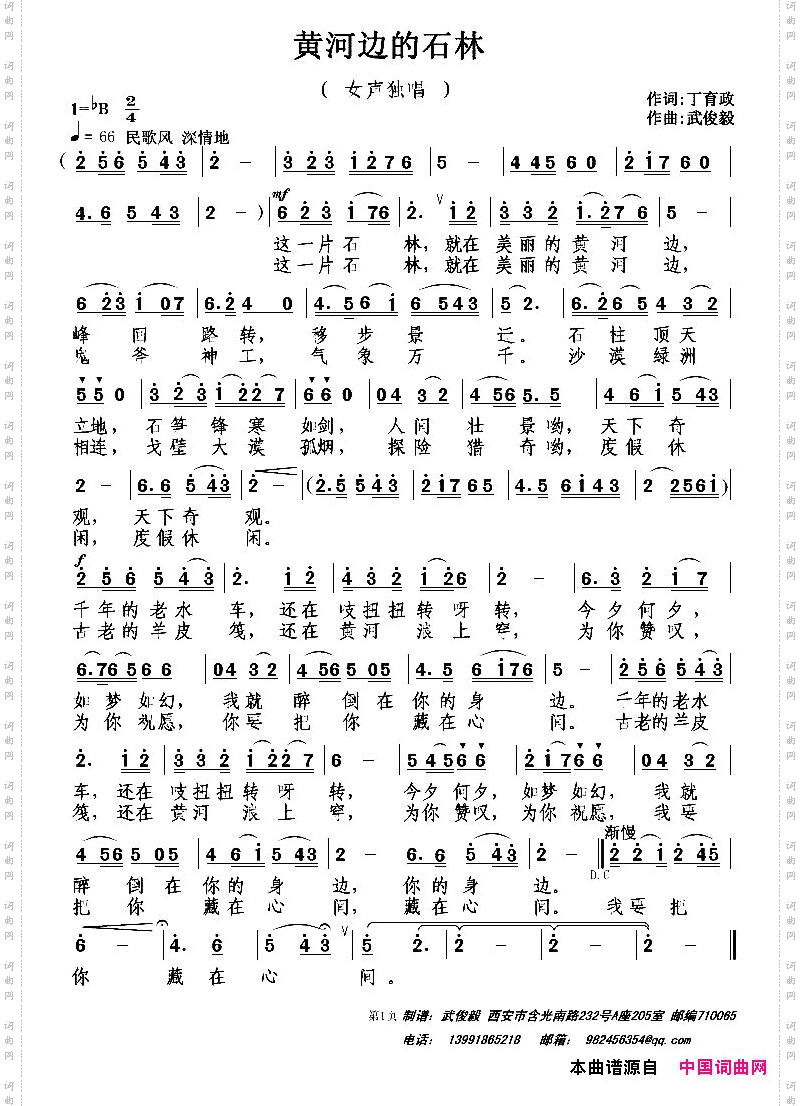 黄河边的石林