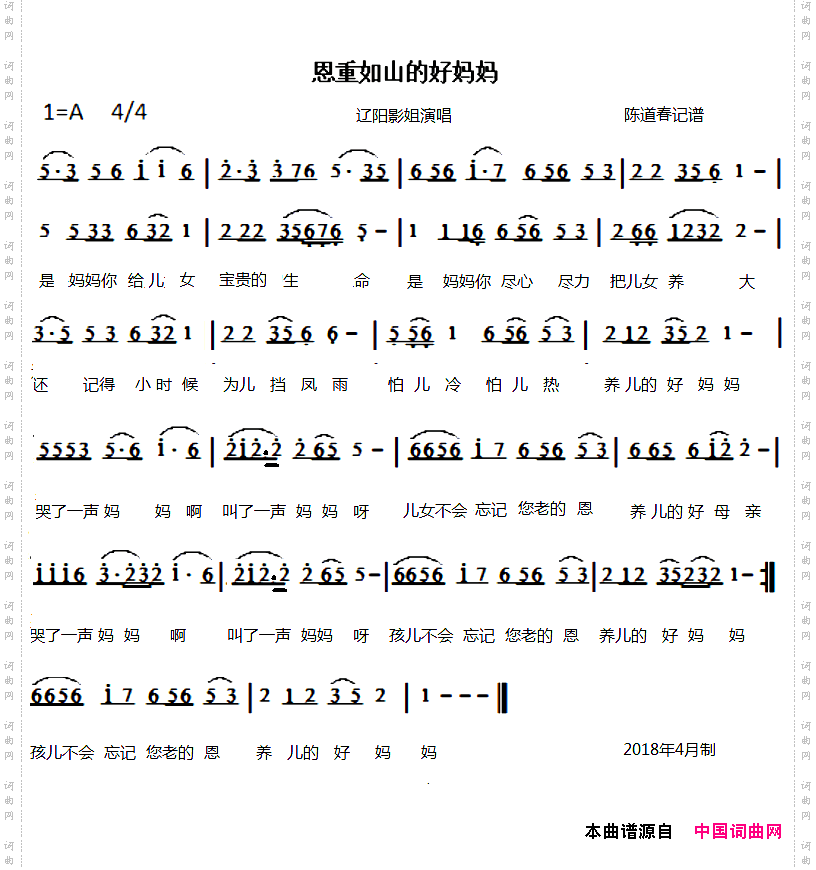 恩重如山的好妈妈