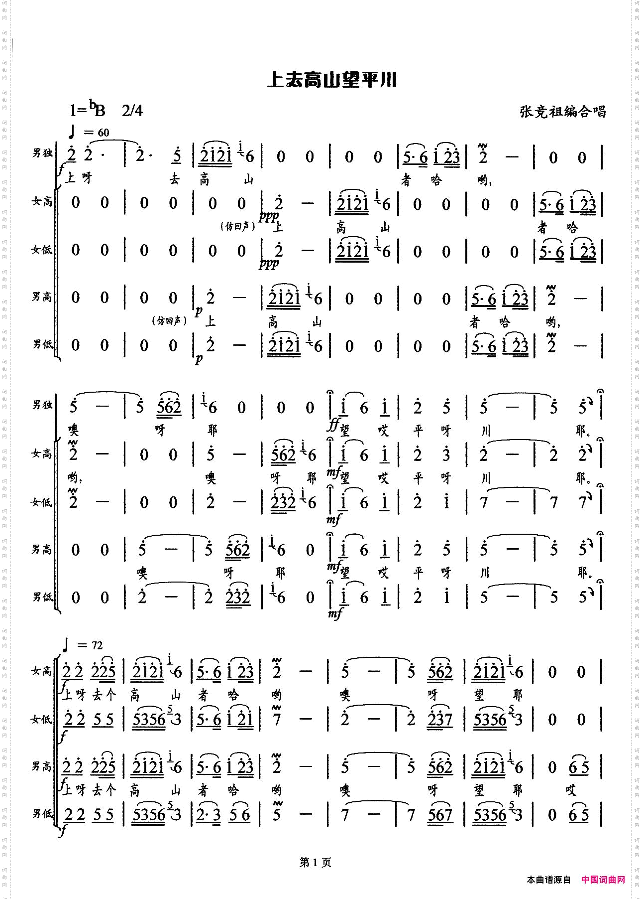 上去高山忘平川