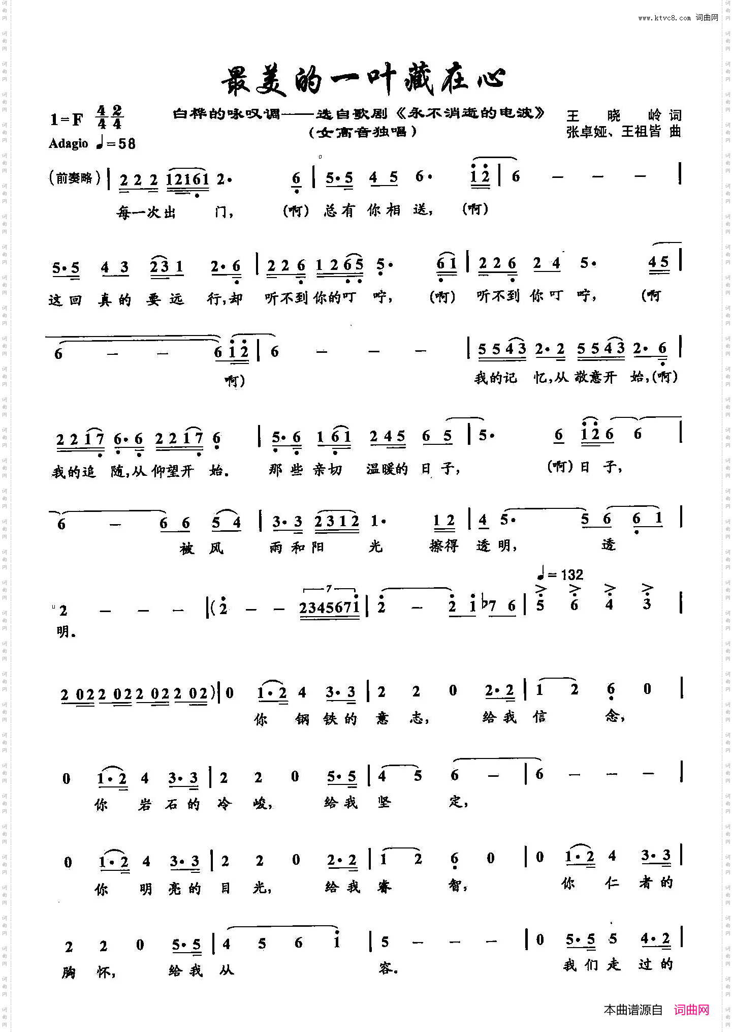 53最美的一叶藏在心双谱歌剧《永不消逝的电波》选段