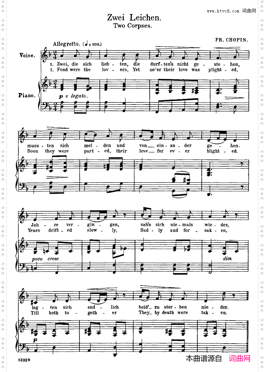 两种结局ZweiLeichen正谱_两种结局 Zwei Leichen正谱