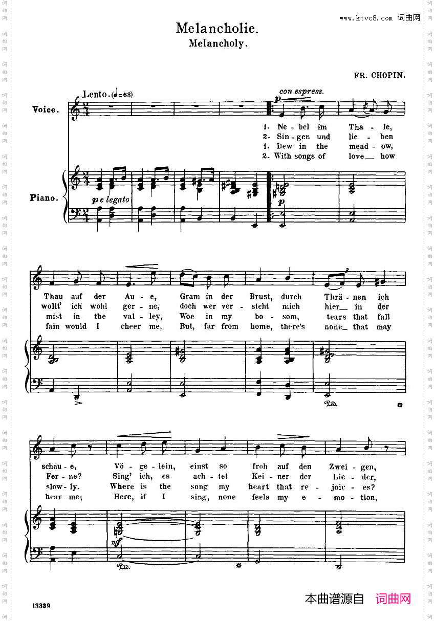 忧郁Melancholie_正谱