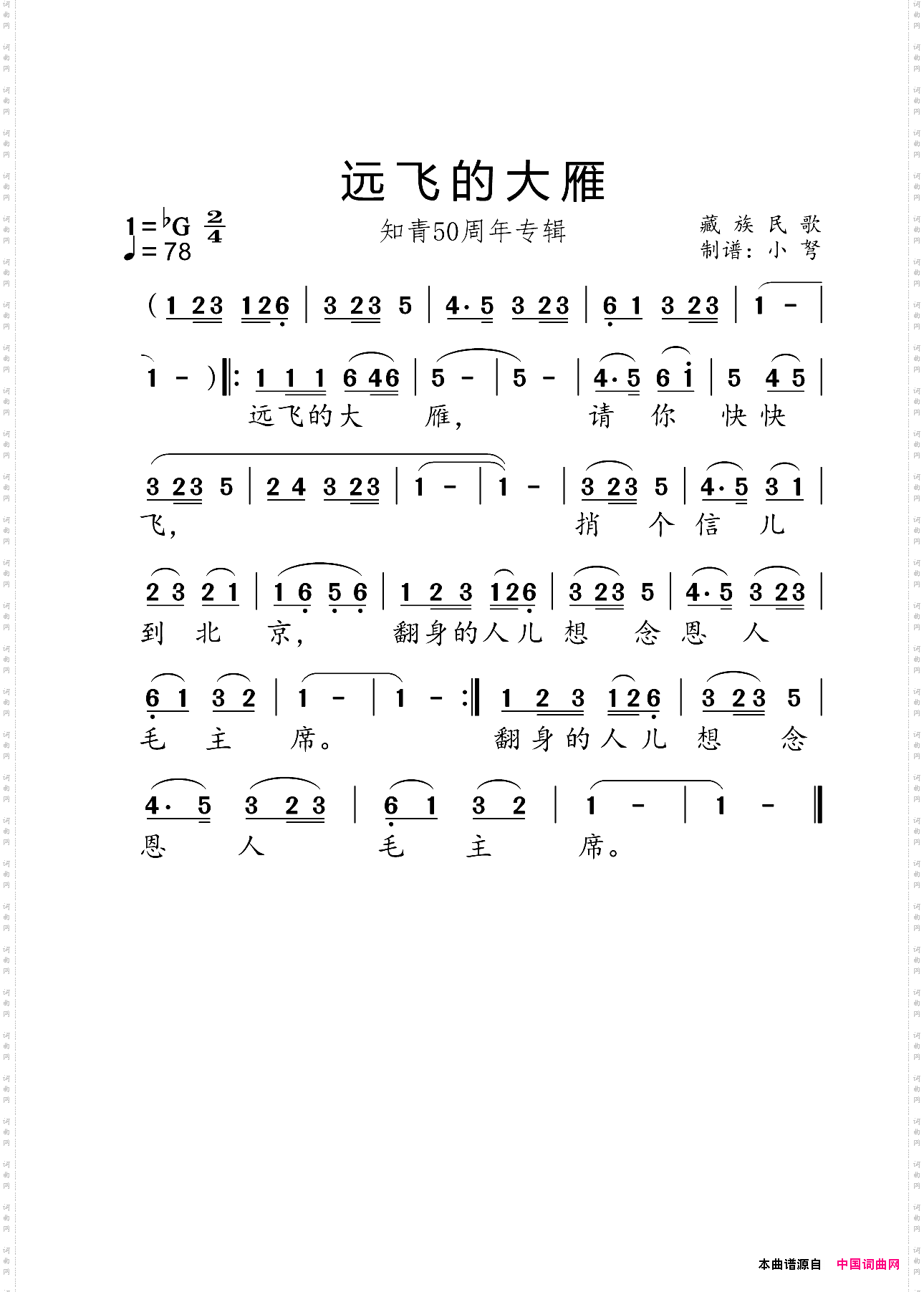 远飞的大雁_知青50周年专辑