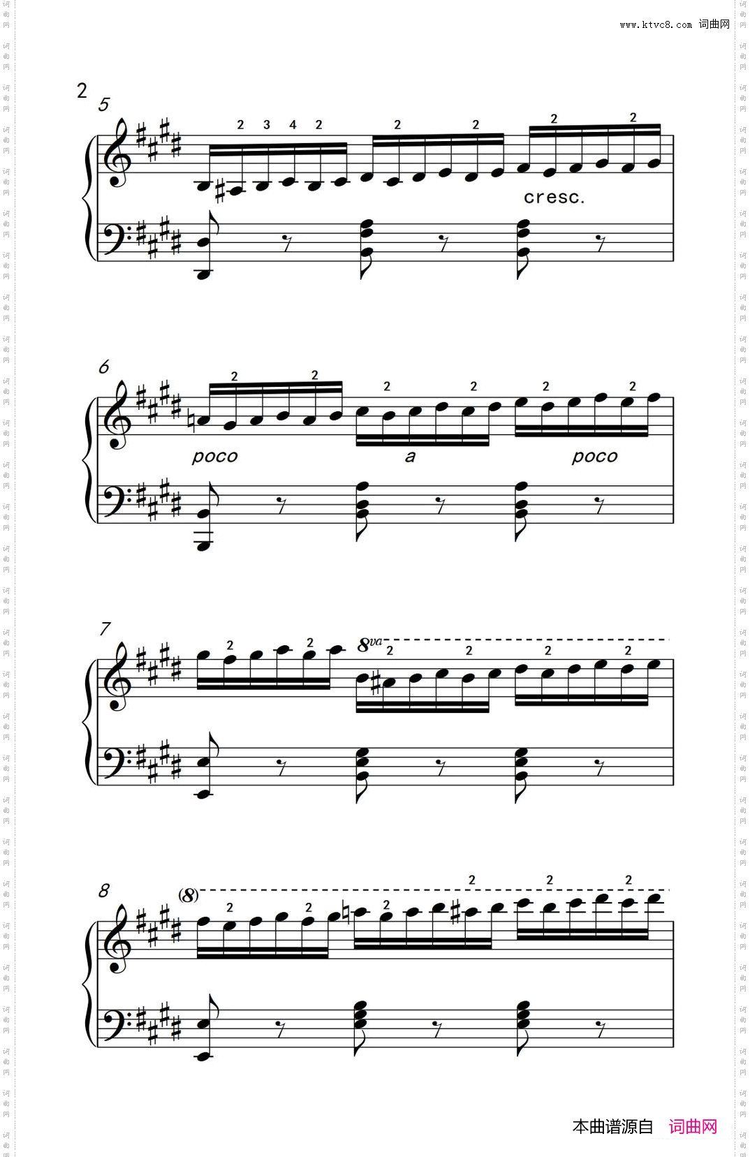 第七级3.练习曲中央音乐学院钢琴业余考级教程7-9级_第七级3.练习曲中央音乐学院 钢琴业余考级教程 7-9级